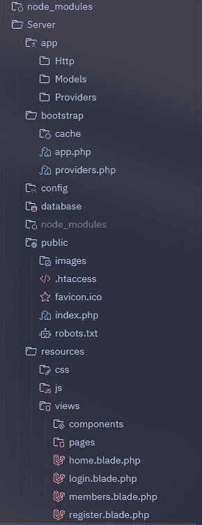 Professional Structure